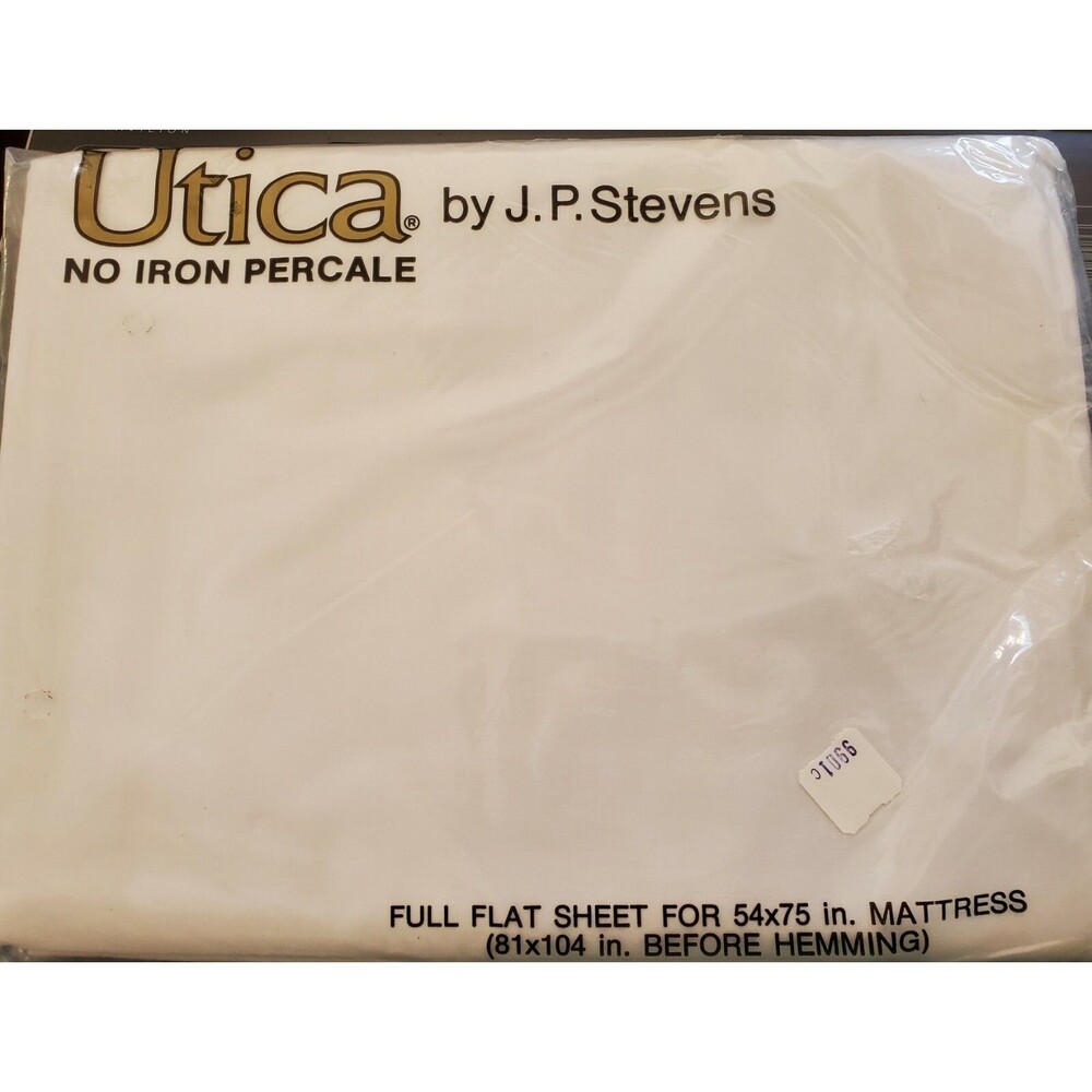UTICA FULL FLAT SHEET White ~NIP~